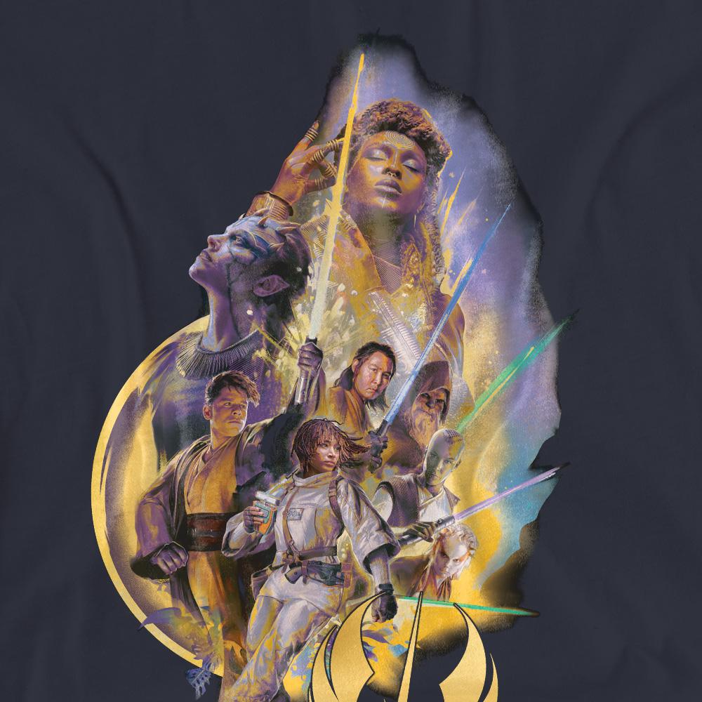 Star Wars: The Acolyte Womens/Ladies High Republic Group Poster T-Shirt