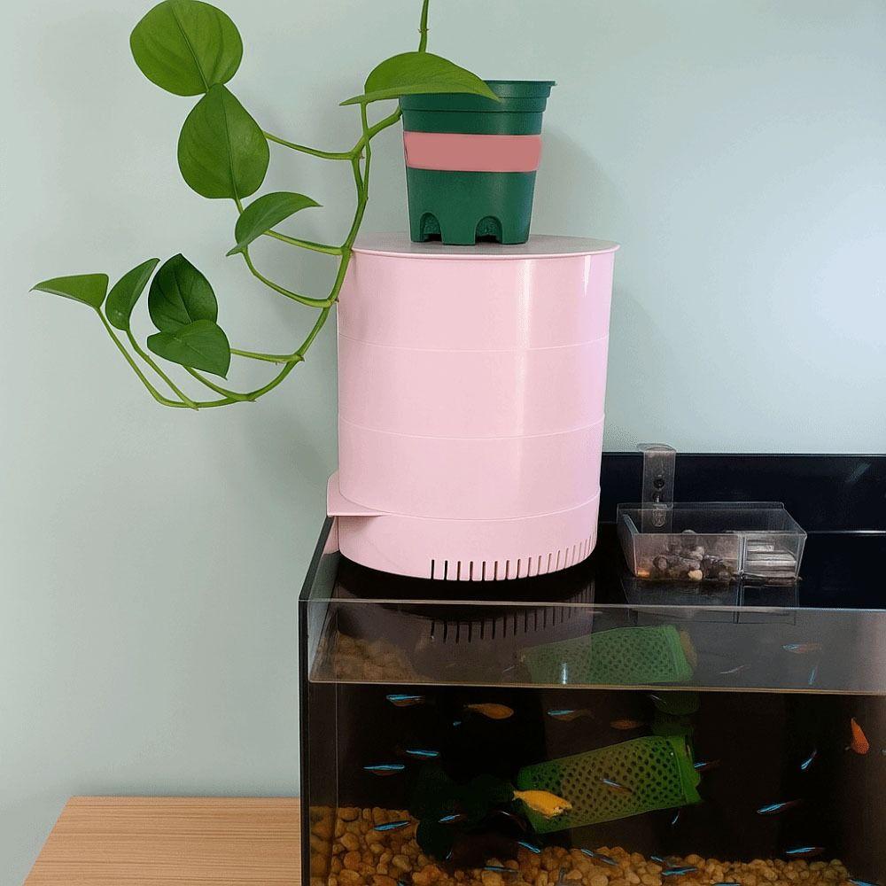 Plastic Aquarium Waterfall Filter Silent Wall Mounted Fish Tank Filtration Circulation System External Aquarium Water Purifier