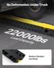 Cable Protector Ramp, 9,979 Kg/axle Capacity, 2 Channel Heavy Duty Rubber Cord Hose Wire Cover, 32 X 31 Mm Channel, Traffic Speed Bump with Flip-Open