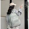 Schoolbag School Bag Female High School Student Large Capacity Travel Backpack Versatile Junior High School College Student Ins Backpack Casual 