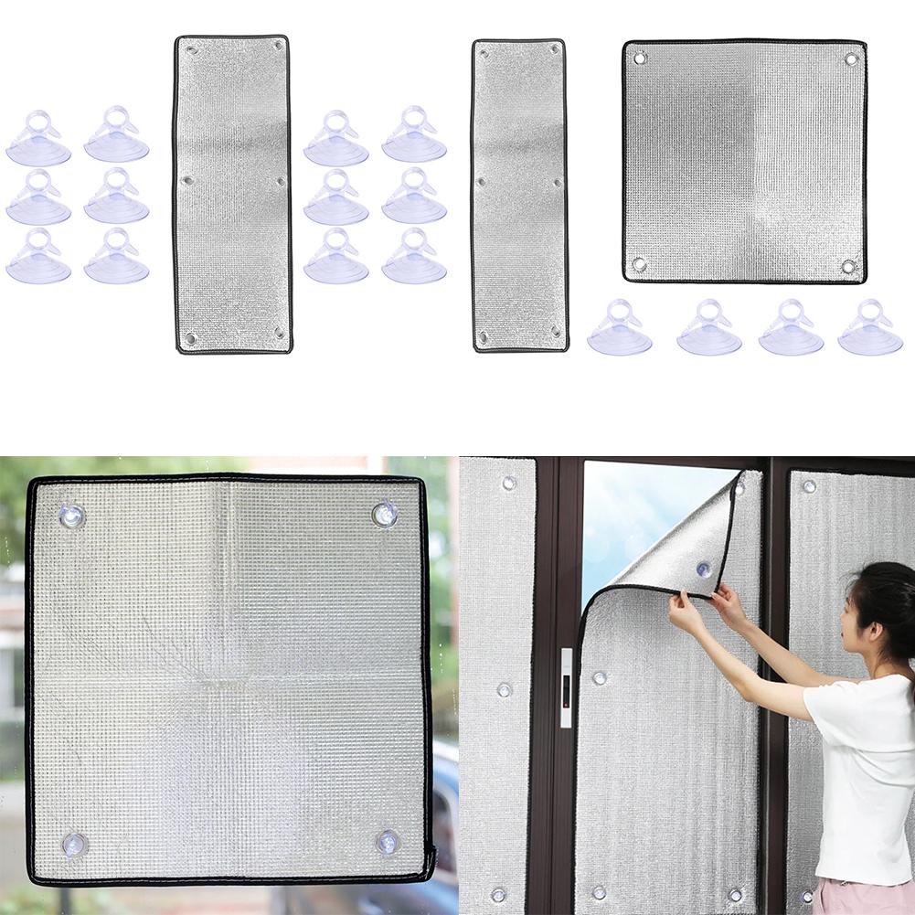 Double Layer Sun Protection Film Protection Silver Sunshade Film Indoor Comfort Versatile Use Antifreeze Properties