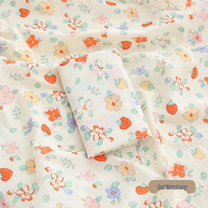 Double-Layer Cotton Cartoon Baby Swaddle: Breathable, Lightweight Swaddling Blanket for Infants & Toddlers