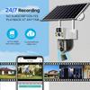 8PM Solarkamera 4K Dual-Objektive 4G Sim Wifi Außen Dual-Objektiv PIR Personenerkennung IP66 Wasserdicht CCTV Videoüberwachung