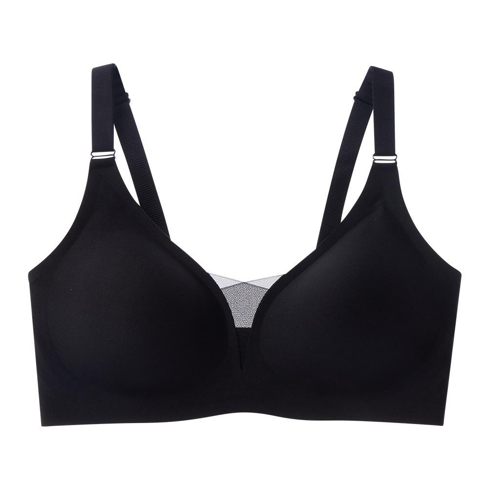 Plus Size Seamless Wireless Shaping Comfortable Anti Sagging Bra For Women