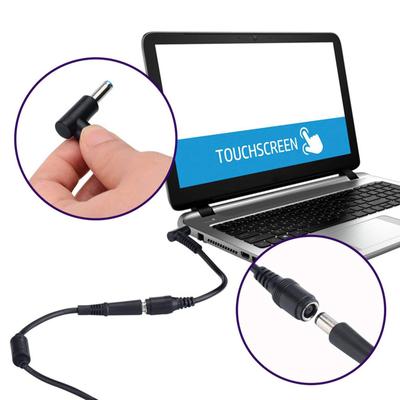 AC Strömkabel Laddare Adapter Spets Omvandlarkabel för HP Laptop 7.4x5.0mm Hona till 4.5x3.0mm Hane