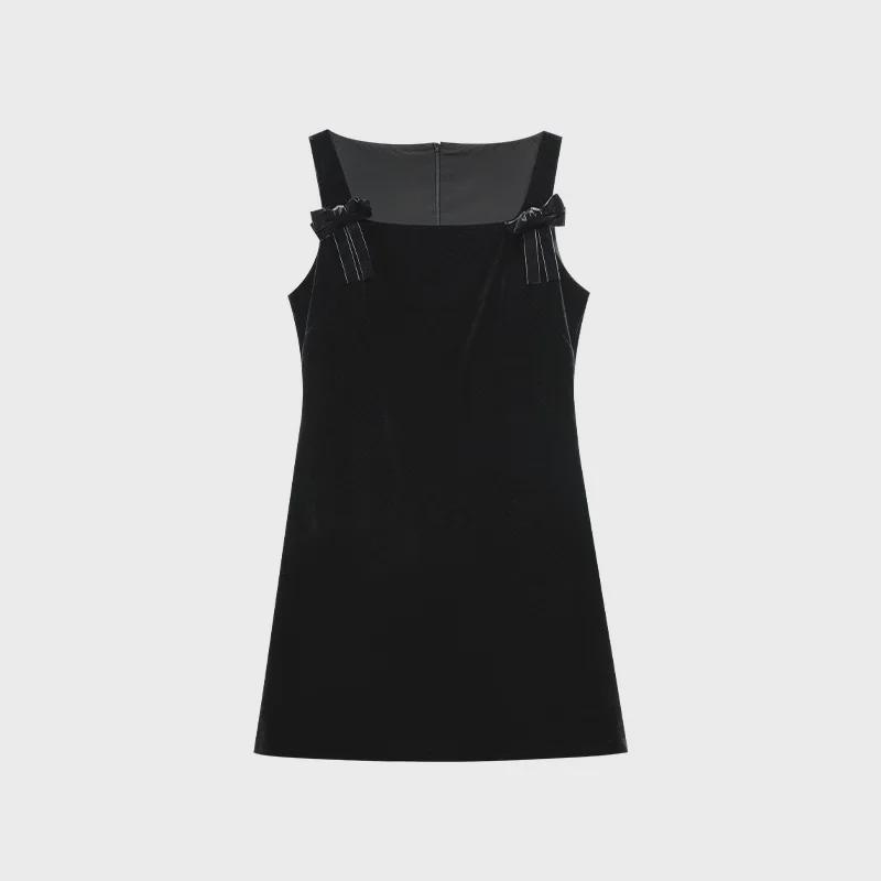 Winter 2024 French Retro Velvet Suspender Dress - Age-Reducing Style F2561