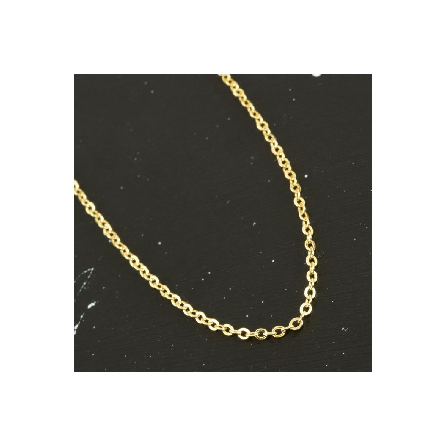 

Плоская цепочка-колье 45 см 45 cm жёлтый