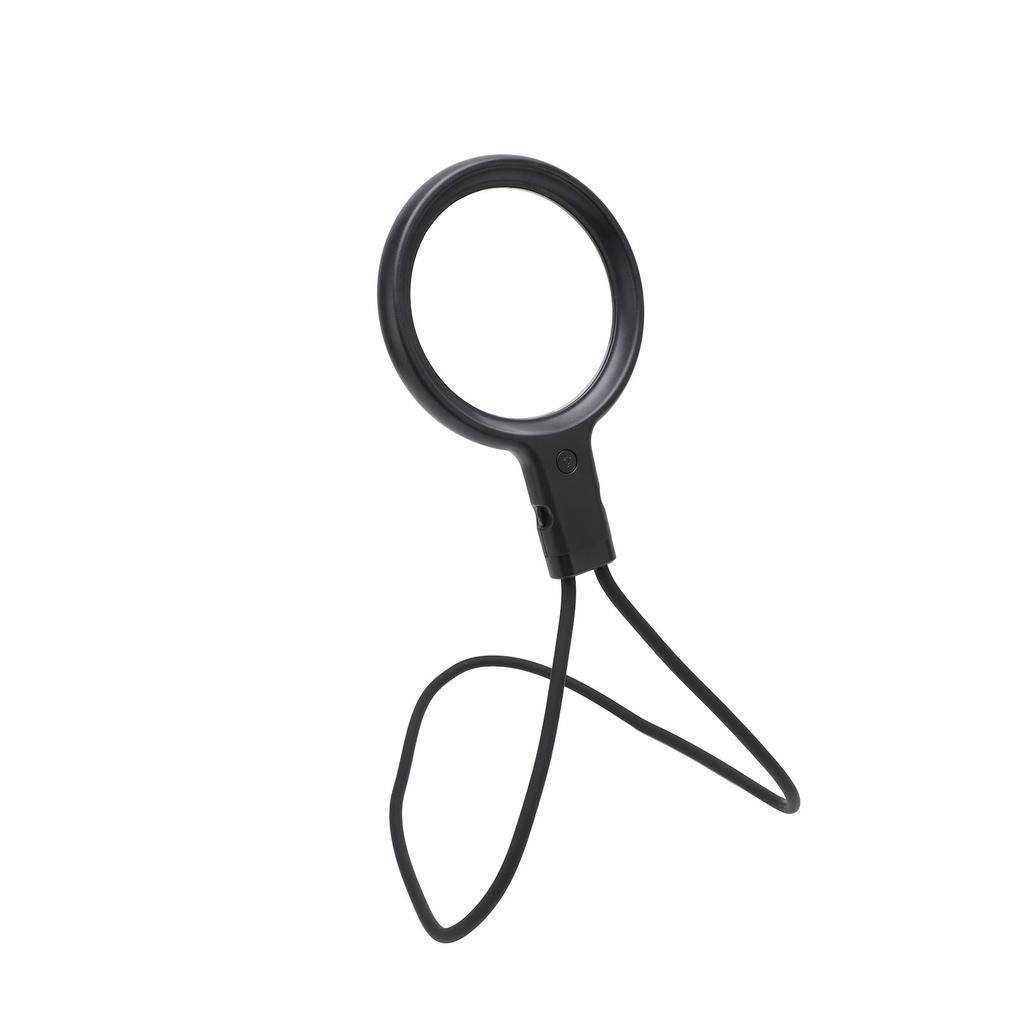 Q83 LED Magnifying Glass 5X 15X 36 LEDs 3 Color Temperature Neck Hanging Magnifier for Reading Sewing Crafting