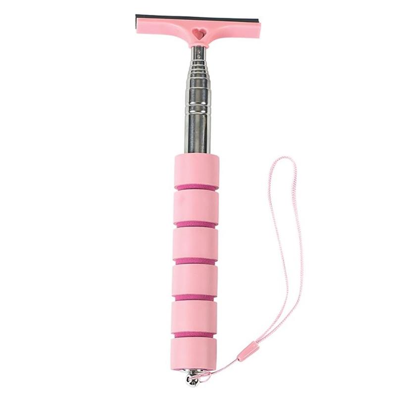 Retractable Car Rearview Mirror Wiper Portable Rainy Cleaning Supplies Rearview Mirror Water Remover Glass Rain Cleaning Tool