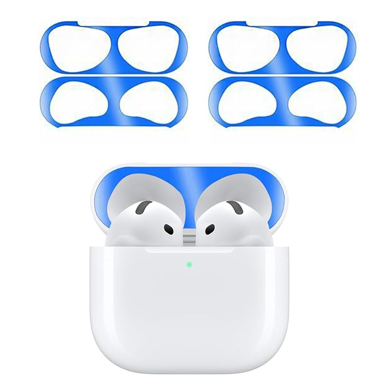 

[2024 Enhanced version] AMAPC for AirPods 4 dust guard air pods for 4 guard cover Failure prevention adsorption dust rubbish metal Intrusion