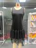 2025 Trendy European & American Lace Trim Knit Top & Dress Women's Two-Piece Set