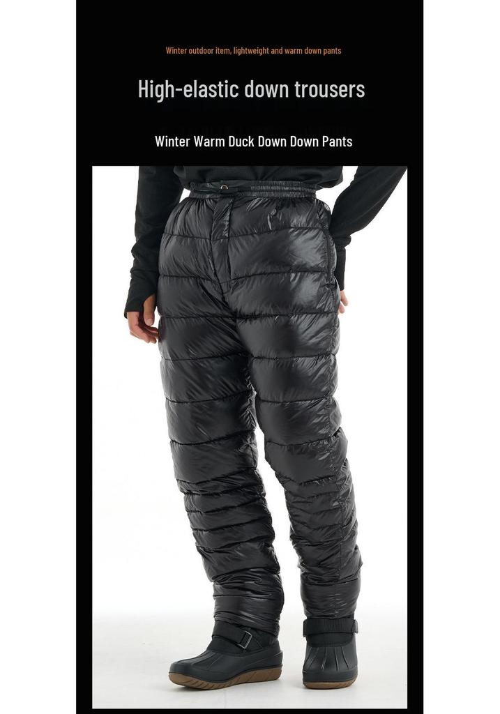 BAYB Men's 2025 Winter Down Pants - Business Casual Long Pants for Dad