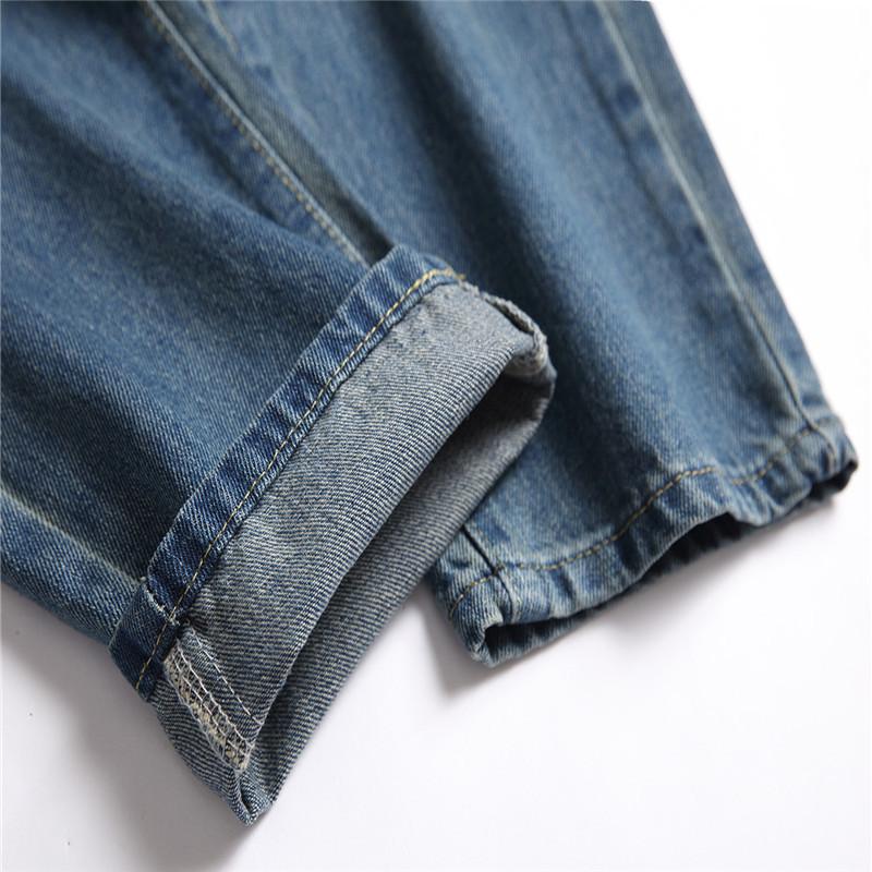 2024 Европейский и американский стиль Четырехсезонные мужские повседневные джинсы — фото 4