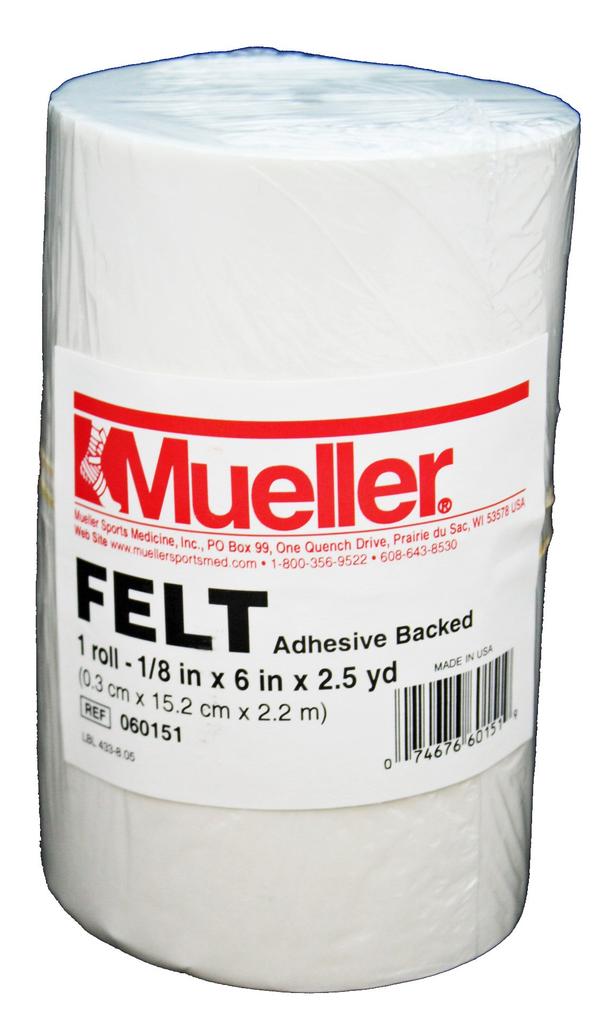 Mueller Felt Glued Roll 3mm 060151 Thickness 3mm (Mueller)