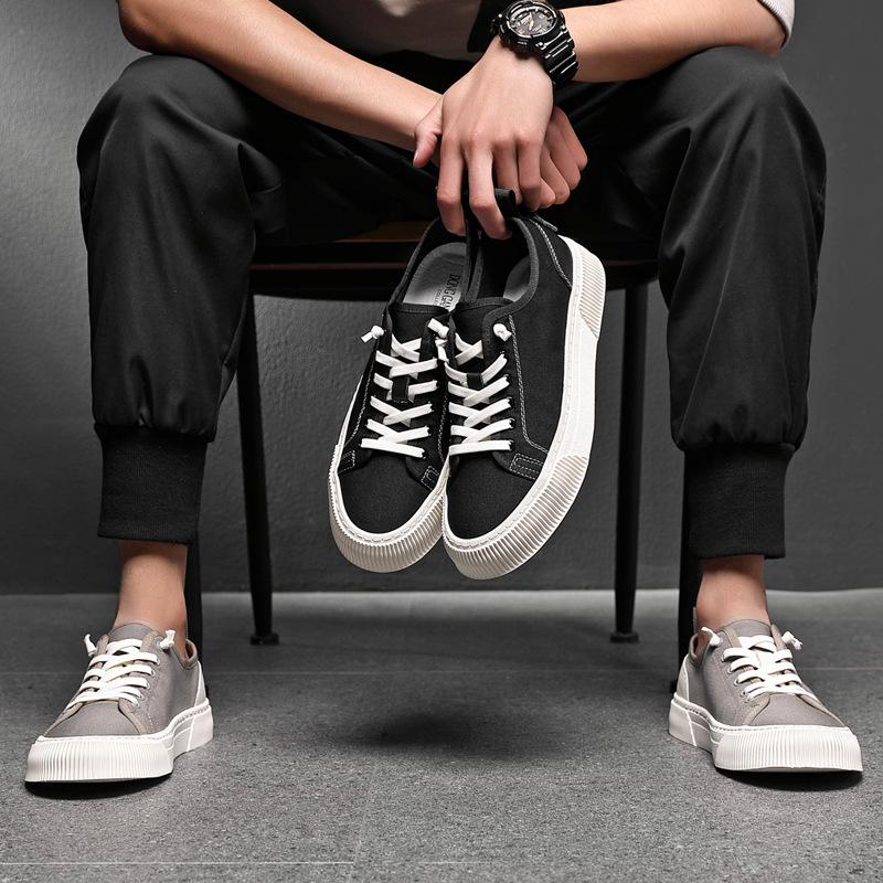 Fashion Arrival Canvas Shoes Men Spring Summer Casual Canvas Shoes For Men Flats Men Shoes Driving Sneakers Men Shoes2024