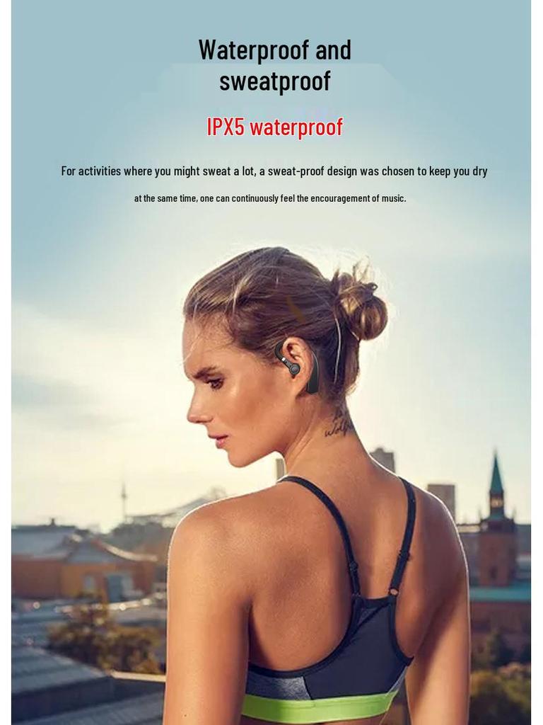 High-Performance Wireless Car Sports Ear-hook Bluetooth Headset with Long Battery Life