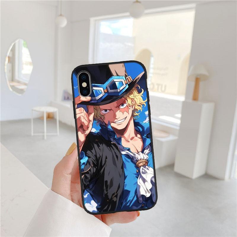 FM42 One Piece Sabo Soft Shell Phone Case for Redmi Note 8 9 Pro Max 9S 9T 9C NFC 8T 8A 10A A4