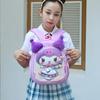 Kuromi Cartoon Kindergarten Backpack For Kids With Lightweight Oxford Fabric And Double Shoulder Straps