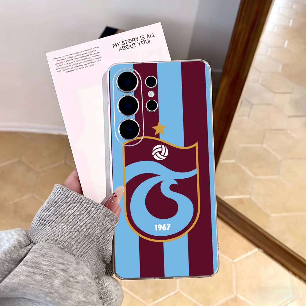 Trabzonspor Handyhülle Für Samsung S25,S24,S21,S22,S23,S30,Ultra,S20,Plus,Fe,Note,10,9,5G Transparente Abdeckung