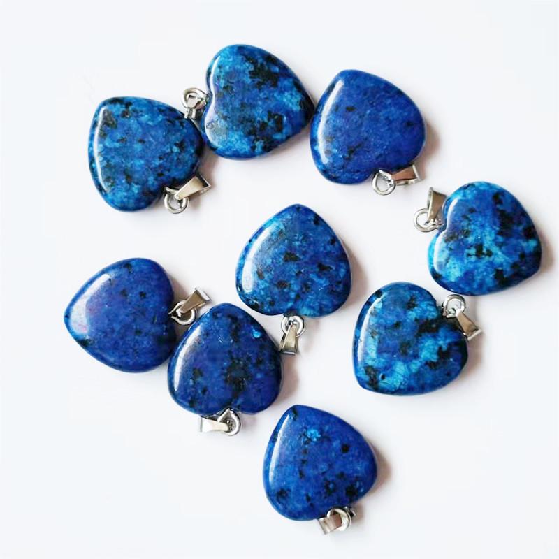 

Ожерелье с подвеской в форме сердца из натурального агата - 20 мм кристаллический камень