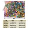 TMNT Game Blanket Christmas Super Warm Novelty Plush Throw Blanket For Girls Boys Bedroom Flannel Bedspread Bed Cover