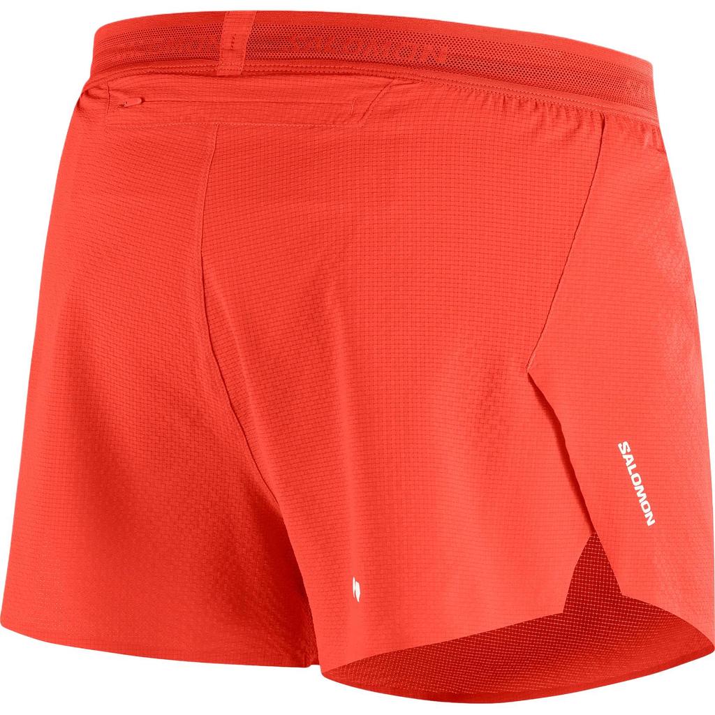 Salomon Sense Aero Split Breathable Quick-Dry Lace-Up Mid-Rise Running Shorts Men shorts C28462