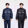 Men's Full-Body Electric Vehicle Raincoat Set - Waterproof, Split-Type Riding Gear