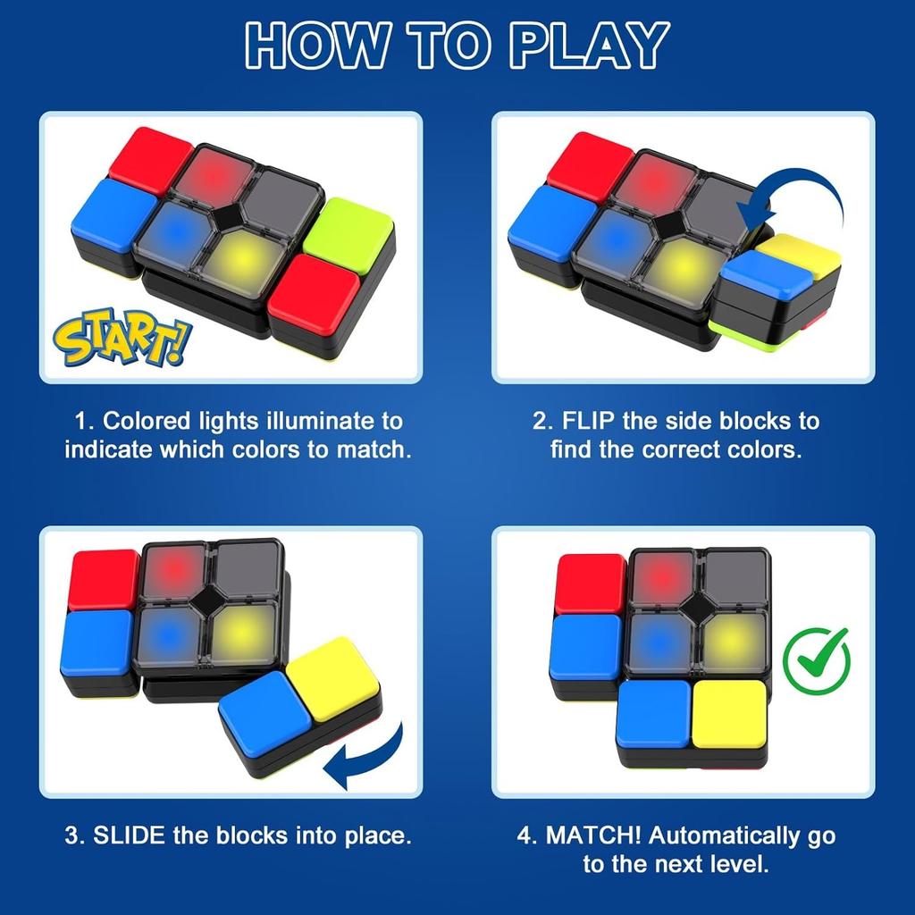 Pup Go Electronic Memory Game for Kids Ages 8-13, Handheld Light and Music Games, Fidget Toys for Teenager, Cool Presents for Teenage