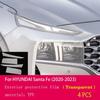 For Hyundai Santa Fe - Car Exterior Headlight Anti-scratch TPU PPF Protective film Anti-scratch Repair film Accessories