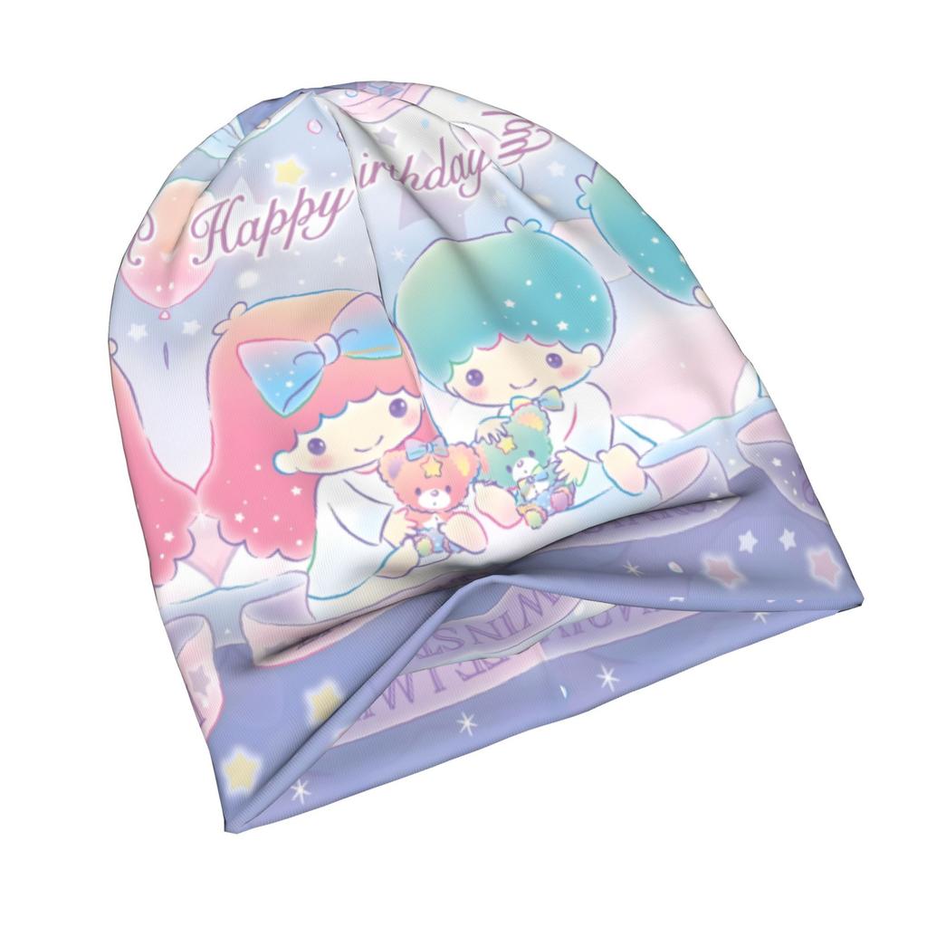Little Twin Stars Birthday Daily Style Knit Hat for Adults, Perfect for Weekend Errands, Quick Meetups, Or Everyday City Wear with a Touch of