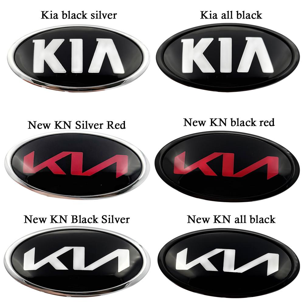 Auto Frontklappen-Emblem Heckklappen-Plakette Aufkleber für KIA sportage ceed sorento cerato optima picanto rio soul k3 k5 stonic passend