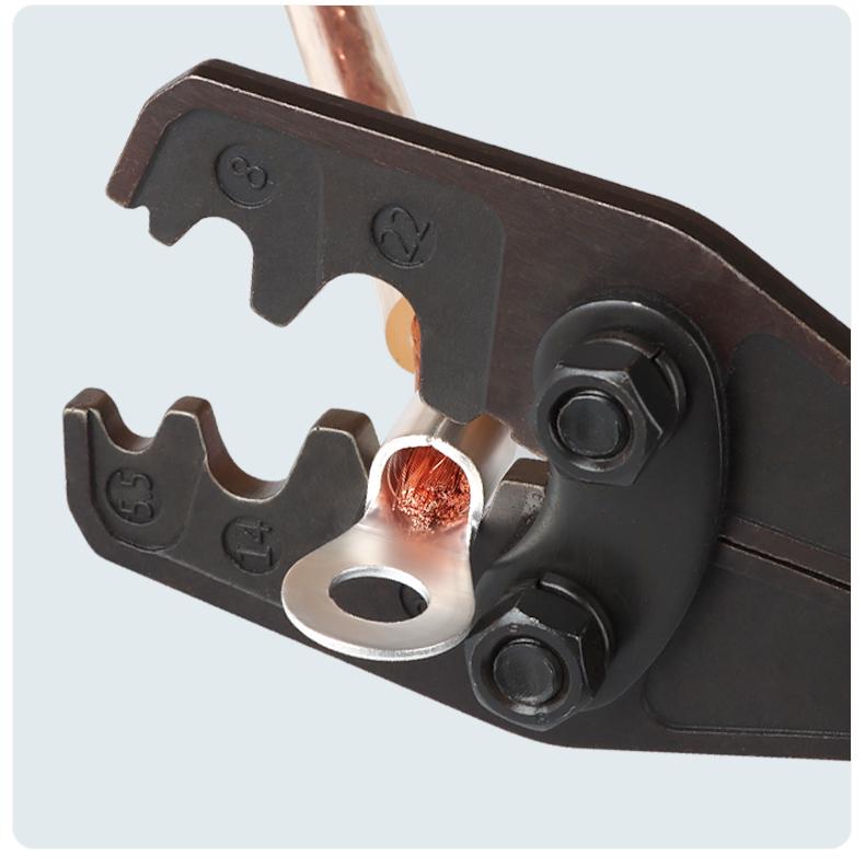 Ratchet Crimper for OT/SV/Ring/Fork Copper Wire Terminals