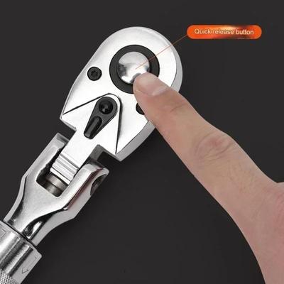 Hot Sale Multifunctional Hand Tool Telescopic 72 Teeth 1/4 3/8 1/2 Inch Drive Quick Released Ratchet Wrench with Adjustable Head