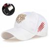 Tiger-head Three-dimensional Metal Thread Embroidery Sunshade Men's and Women's Gauze Net Hats Camouflage Baseball Hats