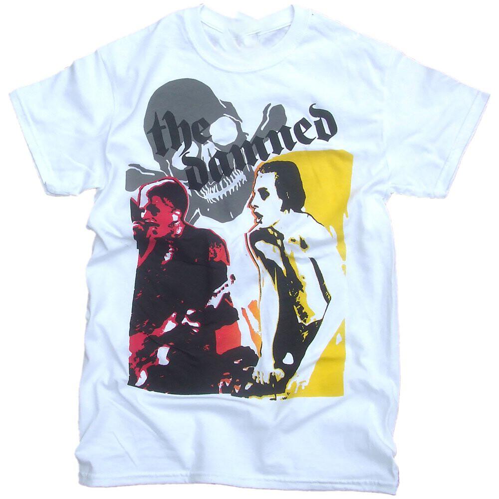 

THE DAMNED TOUR Concert Short Sleeve Cotton Men S-234XL E464 Unisex T-Shirt XL