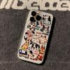 Cartoon Abstract Puppy Phone Case For iPhone 16 15 14 13 12 11 Pro Max Mini X XS SE 7 8 Plus 16E Shockproof Transparent Cover
