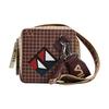 Fila × Mihara Yasuhiro Collaboration Casual Color Block Crossbody Bag Unisex Bags Khaki F13U118140F-LK