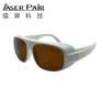 Laser protective glasses covering the ultraviolet to infrared three-band spectrum 20%Light Transmission Suitable for composite laser processing