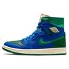 Aleali May x Air 1 High Zoom Comfort Califia Женские кроссовки Синие Hyper-Royal Pine-Green DJ1199-400