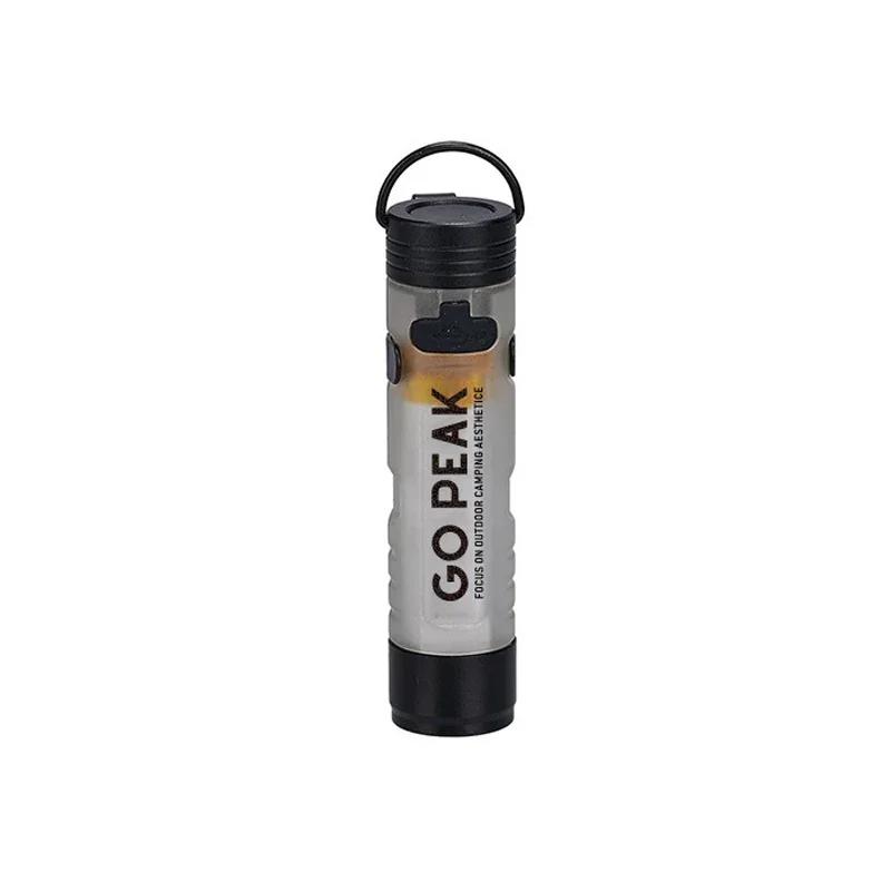 Tactical Mini Flashlight Keychain 5050 LED W/ Magnetic Tail Cap Clip On Cap Light Portable EDC for Blackout Hiking