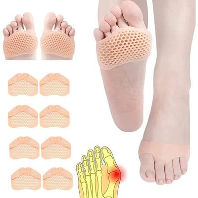 8pcs Plantar Gel Pad Cushion Gel Feet,forefoot pad,Metatarsal Pads,Relieve Plantar Pain for Men