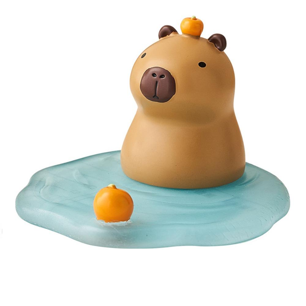Animal Figurines Capybara Mobole Phone Stand Crocodile Capybara Model Toy  Phone Accessories