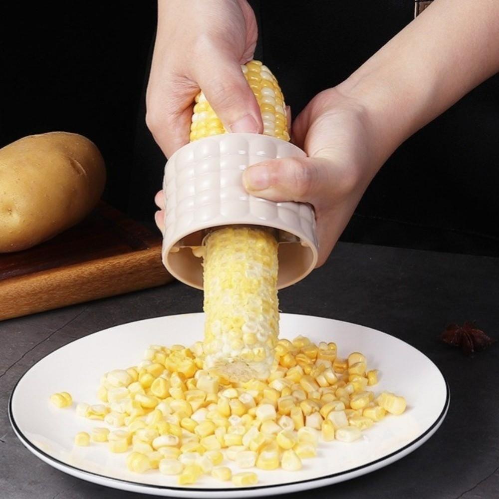 Stainless Steel Corn Kernel Separator Rotating Corn Stripper Lightweight Corn Peeler  Household
