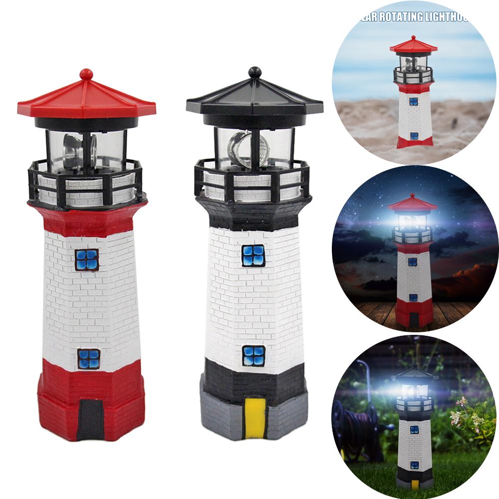 

Lighthouse Shape Solar LED Light Garden Fence Yard Outdoor Decor Beacon Lamp Solar Led Light Outdoor Lighting Garden Decoration