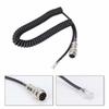 8 Pin To Rj 45 Cable Rj45 To Rj45 Yaesu Metal 8Pin To Rj 45 Modular Microphone Adapter for Yaesu Ft 450D, Ft 897D, Ft 991, Ft 891