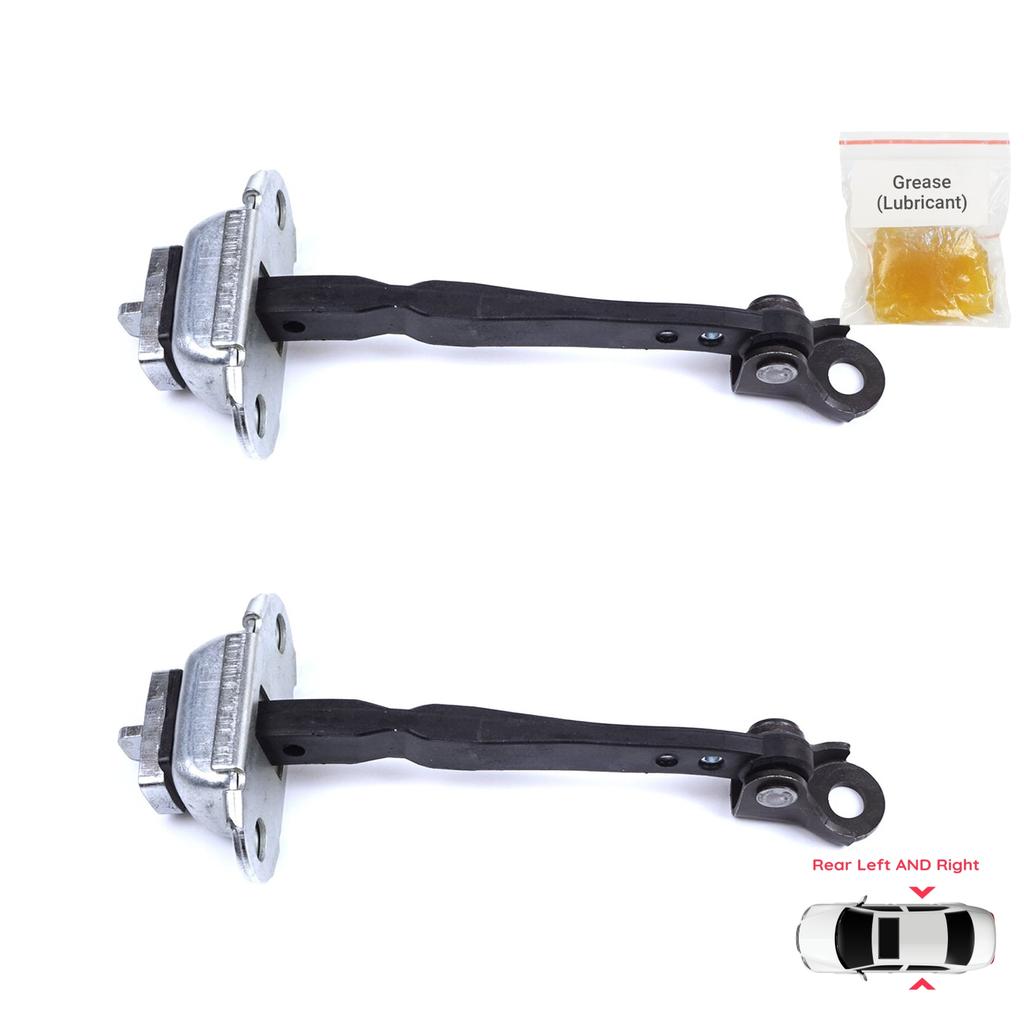 EDP1253-1 2 Pieces Rear Left AND Right Door Catch Hinge Brake Stop Check Strap Limiter for Renault Kadjar Nissan Qashqai MK2 J11 824304EA0A