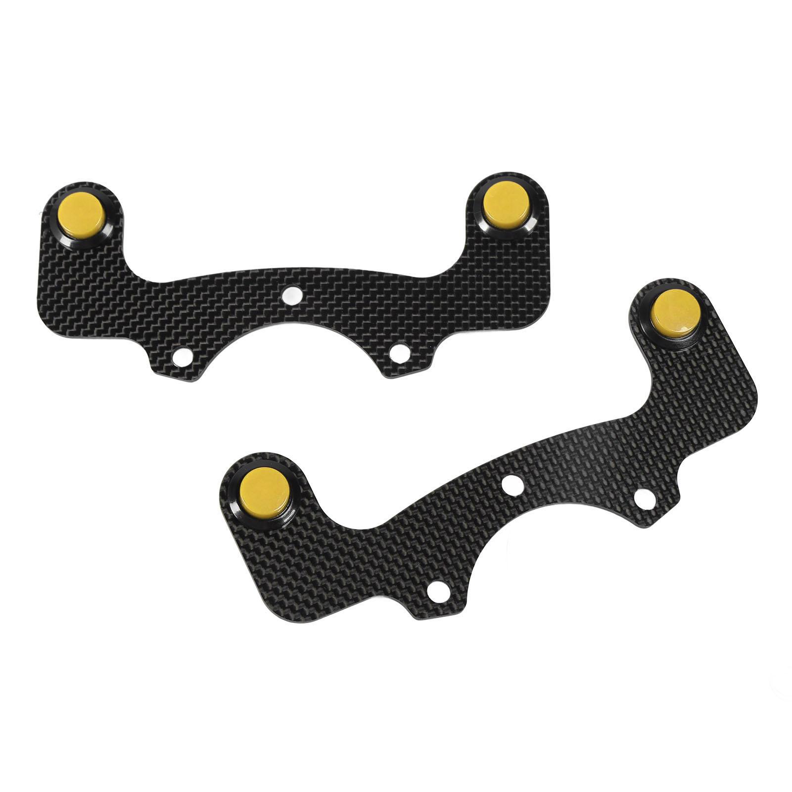 2Pcs Steering Wheel Horn Button Carbon   Enhanced Functionality External Horn Button Kit Replacement for   6   Steering Wheel