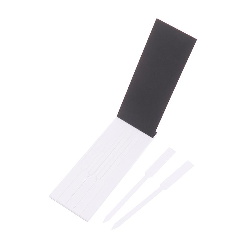 50 Pièces Bandes Test Parfum Bandes Absorbantes Parfum Bandes Test Papier Parfum Blanches Jetables Multi-Usage Pour Huiles Essentielles