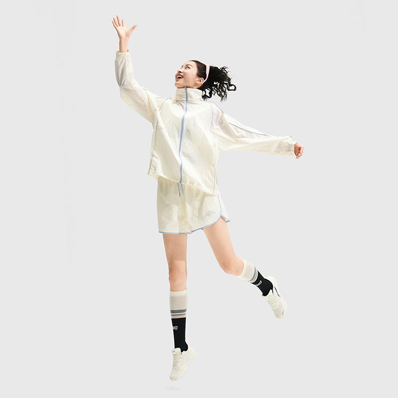 Li-Ning Ice Silk UV Protection Antibacterial Cool Technology Quick-Dry Breathable Lightweight Sun Protection Clothing Men Outerwear AFDU682-6