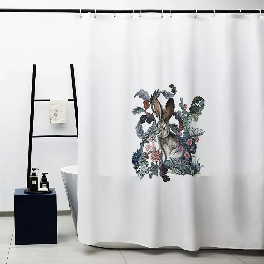 

Шторка для душу William Morris, Зелений набір шторок для душу для ванної кімнати, Важка тканина, Декоративна шторка для ванни, Прання W120xH180cm